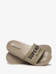 Superdry Nude City Luxe Pool Sliders - Image 2 of 4