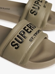 Superdry Nude City Luxe Pool Sliders - Image 3 of 4