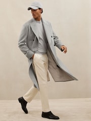 Reiss Soft Grey Melange Monarch Jumper - Image 3 of 6