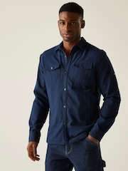 Regatta Blue Spennith Shacket - Image 3 of 8