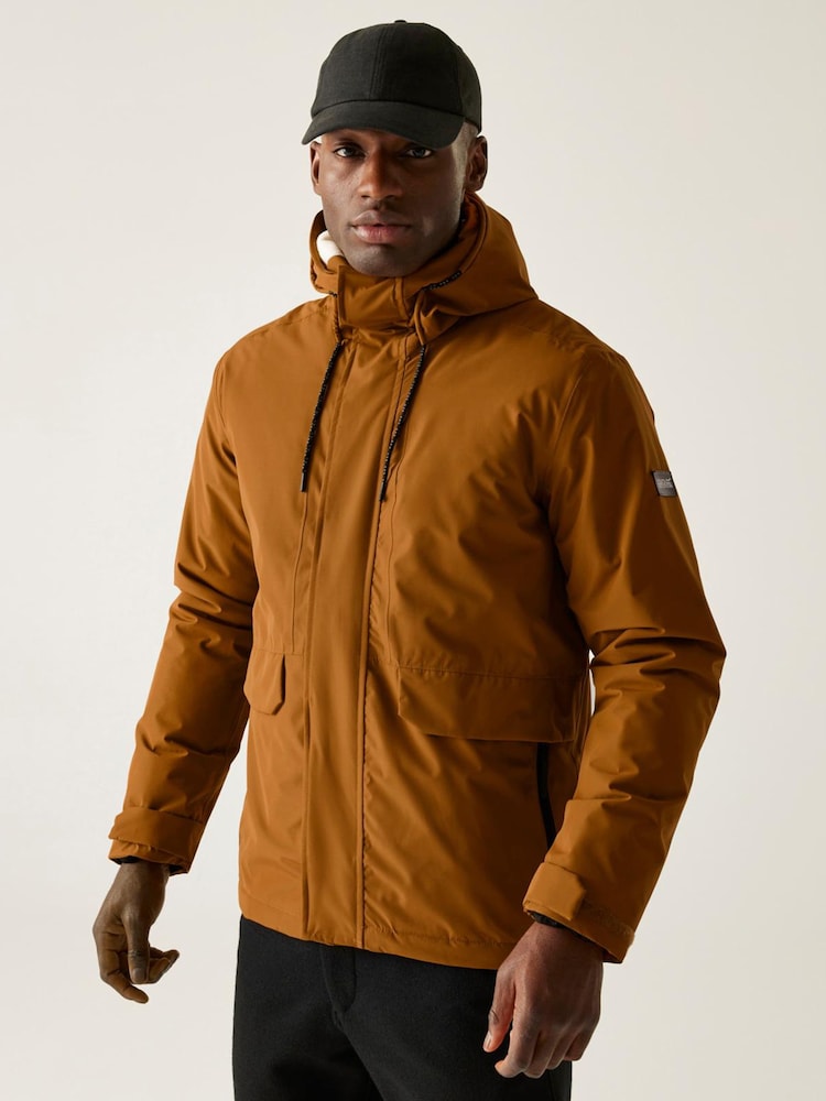 Regatta Orange Sterlings Isotex 10000 Midweight Waterproof Jacket - Image 1 of 9