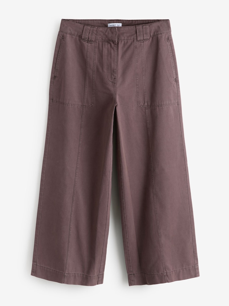 Chocolate Brown Utility Trousers - Image 1 of 1