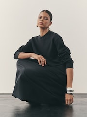 Nothing Ordinary Black Layered Bubble Hem Dress - Image 4 of 6