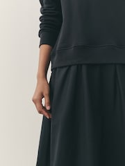 Nothing Ordinary Black Layered Bubble Hem Dress - Image 6 of 6