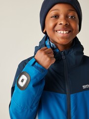 Regatta Blue Beamz Britelight Waterproof Jacket - Image 5 of 9