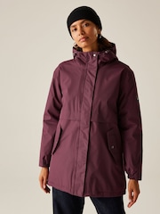 Regatta Purple Brielly Waterproof Jacket - Image 1 of 9