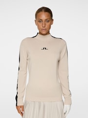 J.Lindeberg Cream Ski Adeline Knitted Sweater - Image 1 of 6