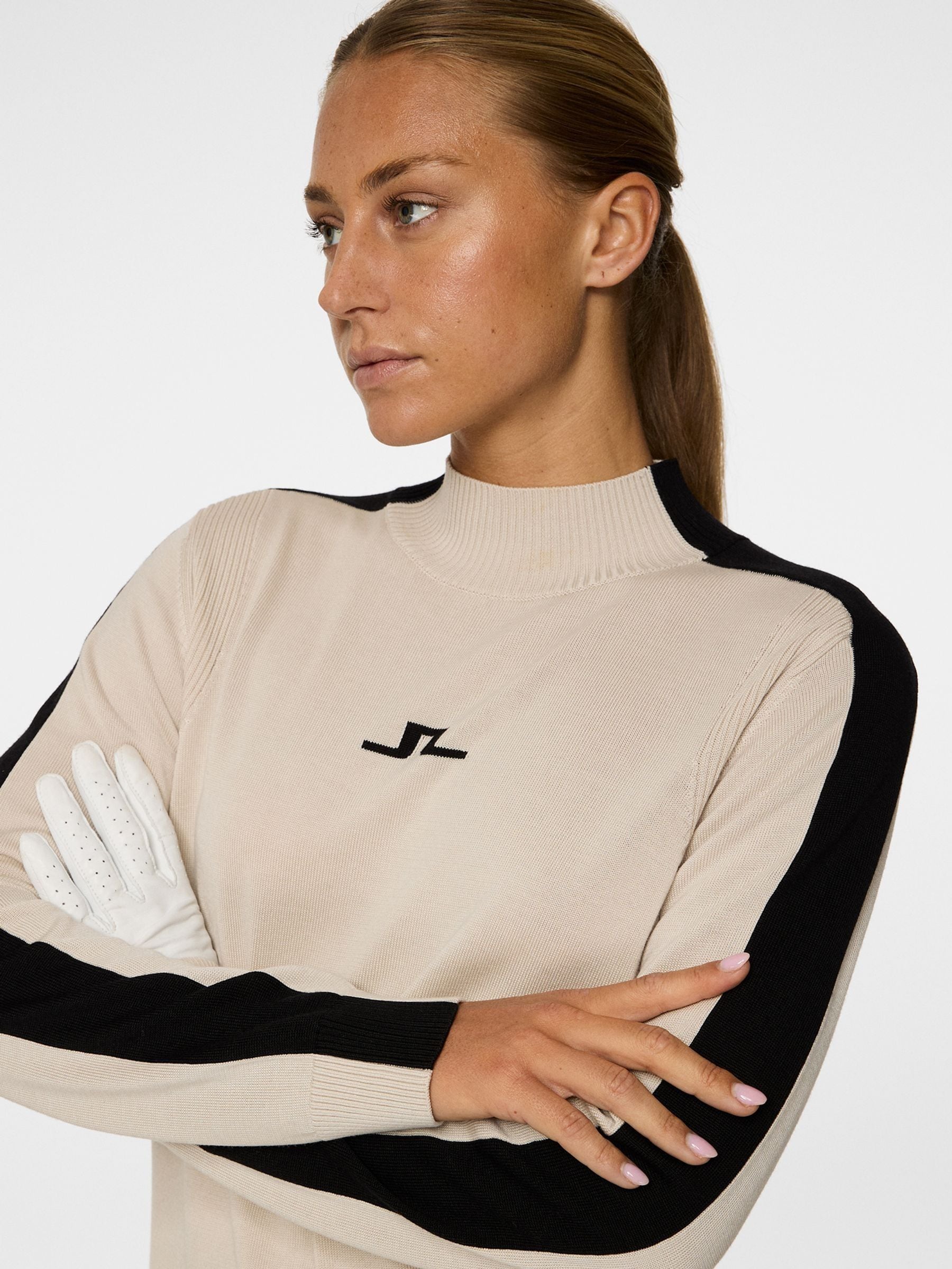 Buy J.Lindeberg Cream Ski Adeline Knitted Sweater from Next Norway