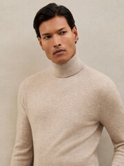 Reiss Oatmeal Melange Regal Jumper - Image 1 of 7