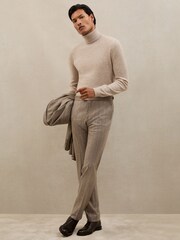 Reiss Oatmeal Melange Regal Jumper - Image 3 of 7
