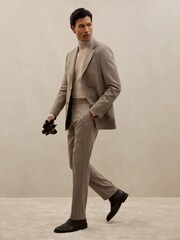 Reiss Oatmeal Melange Regal Jumper - Image 6 of 7