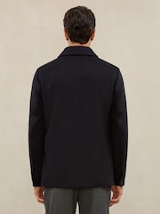 Reiss Navy Prancing Atelier 100% Cashmere Field Jacket - Image 6 of 7