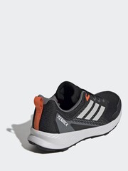 adidas Black Terrex Tracefinder Trail Running Trainers Junior - Image 2 of 9