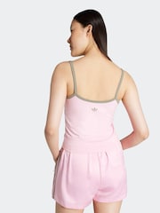 adidas Originals Pink/Green Soccer Summer Binding Vest Top - Image 2 of 6