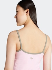 adidas Originals Pink/Green Soccer Summer Binding Vest Top - Image 5 of 6