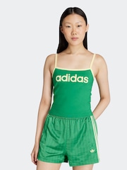 adidas Originals Green Soccer Summer Binding Vest Top - Image 1 of 6