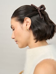 Aela Red Striped Fabric Wrapped Claw - Imagen 1 de 3