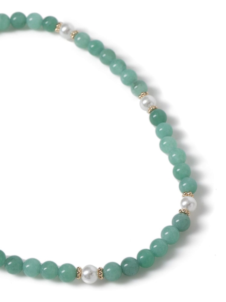 Aela Green Stone Necklace - صورة 2 من 3 Aela Green Stone Necklace - صورة 2 من 3