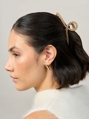 Aela Cream Cushion Cut Hair Claw - Image 1 of 3