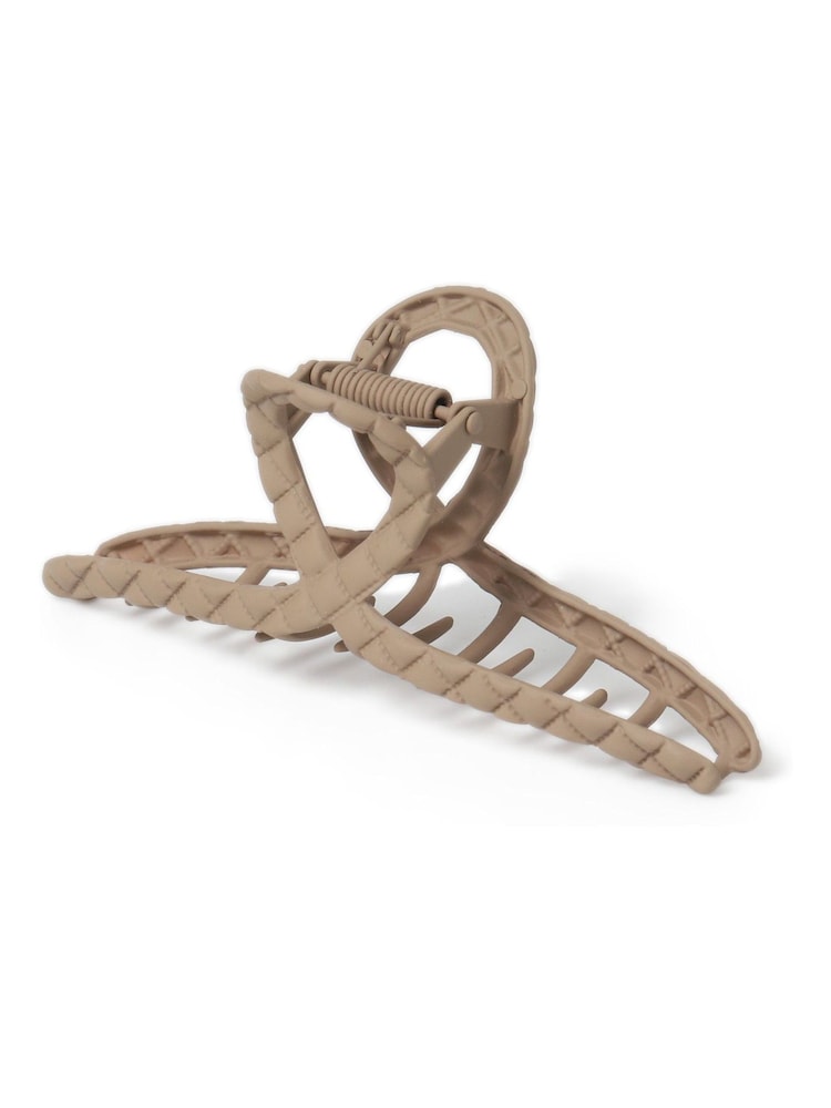 Aela Cream Cushion Cut Hair Claw - Image 3 of 3