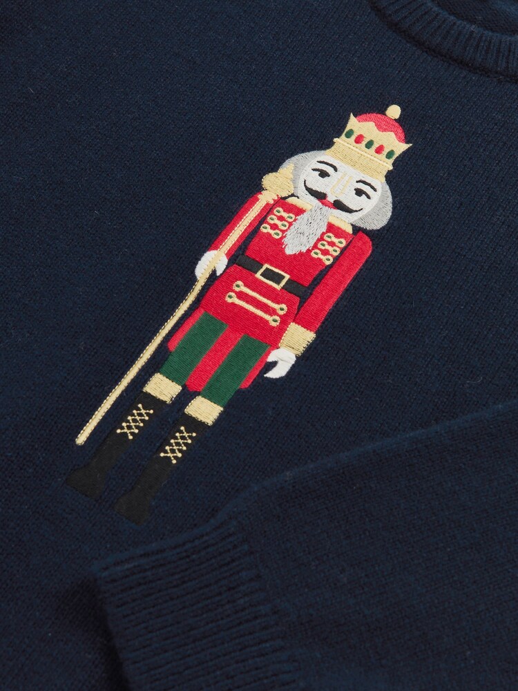 Reiss Navy Blue Desmond Jumper - Image 5 of 5