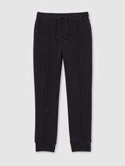 Reiss Navy Blue Premier Interlock Drawstring Joggers - Image 2 of 4