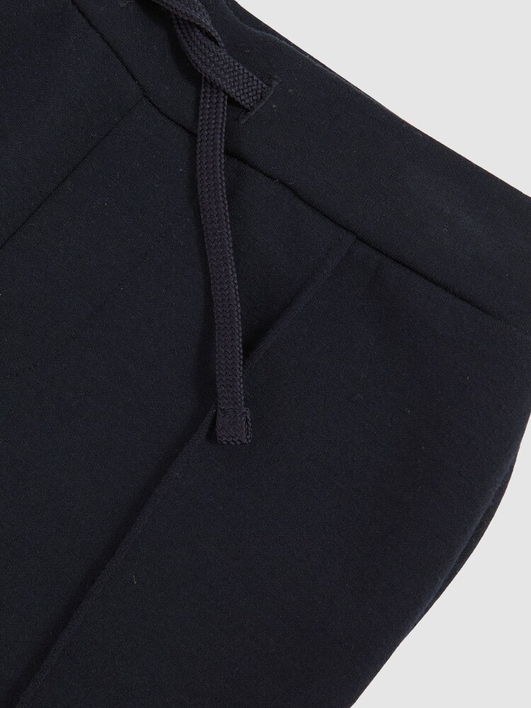 Reiss Navy Blue Premier Interlock Drawstring Joggers - Image 4 of 4