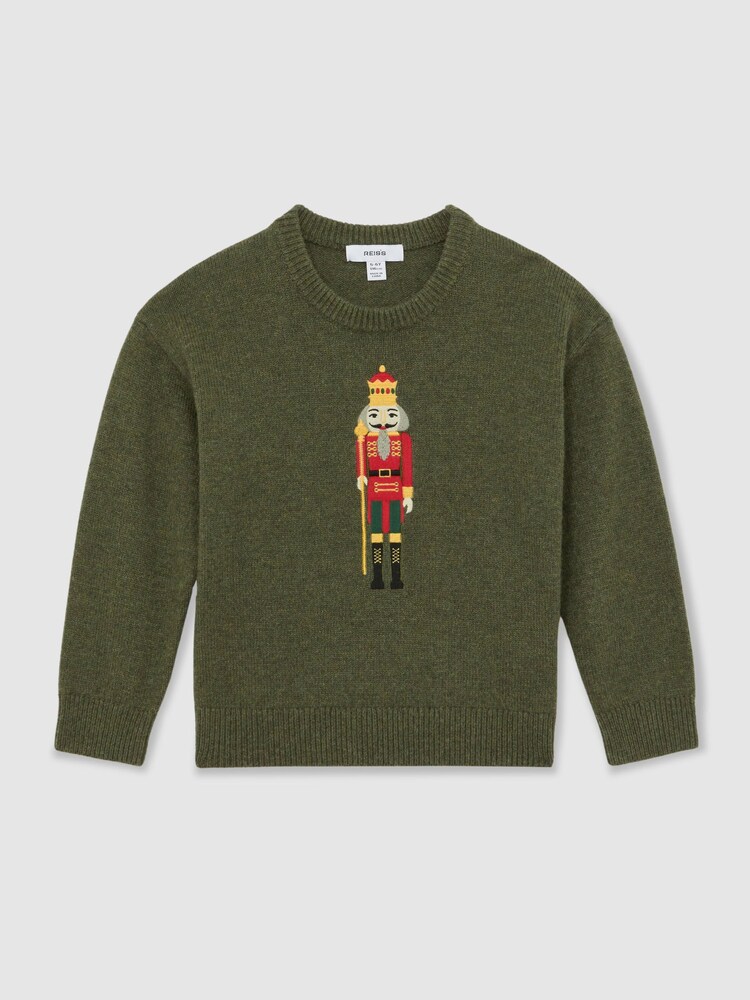 Reiss Green Desmond Jumper - Image 1 of 5