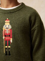 Reiss Green Desmond Jumper - Image 4 of 5