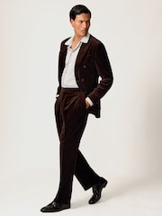 Reiss White/Brown Kemp Shirt - Image 4 of 8