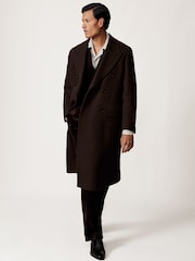 Reiss White/Brown Kemp Shirt - Image 6 of 8