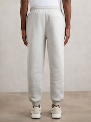 Reiss Grey Finch Cotton-Blend Drawstring Joggers - Image 5 of 6