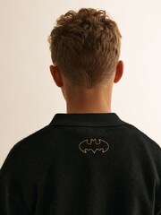 Reiss Black Kinsley 9-13 yrs Batman | Reiss Badge Cardigan - Image 4 of 5