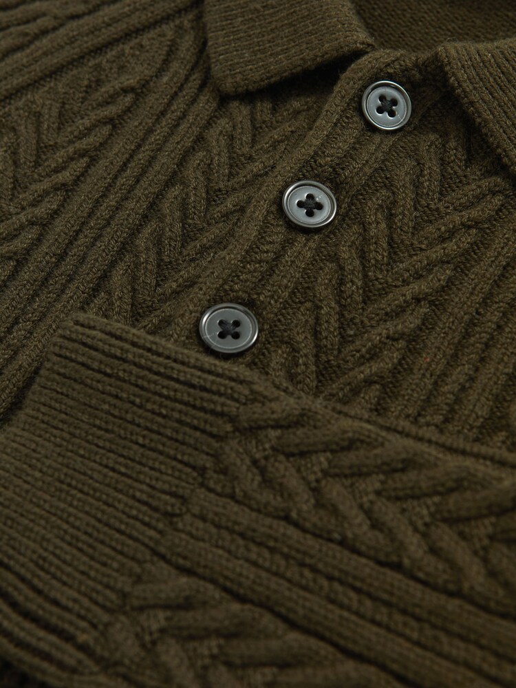 Reiss Dark Green Evesham Polo Shirt - Image 4 of 4