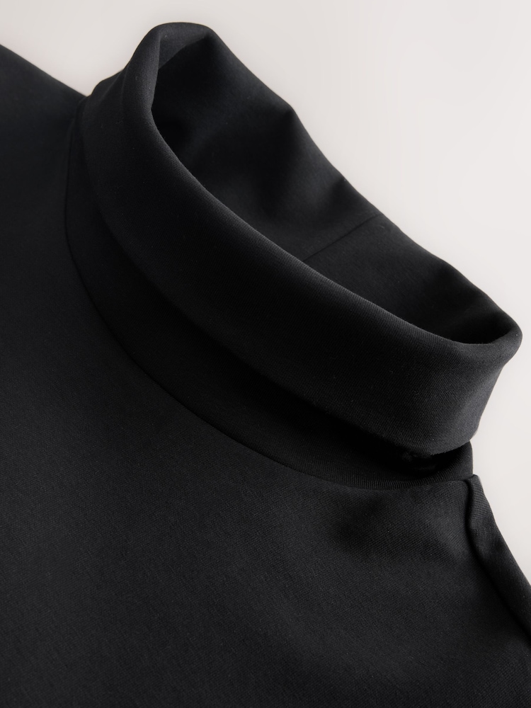 Nothing Ordinary Black Funnel Neck Sweatshirt - Image 10 of 10 Nothing Ordinary Black Funnel Neck Sweatshirt - Image 10 of 10