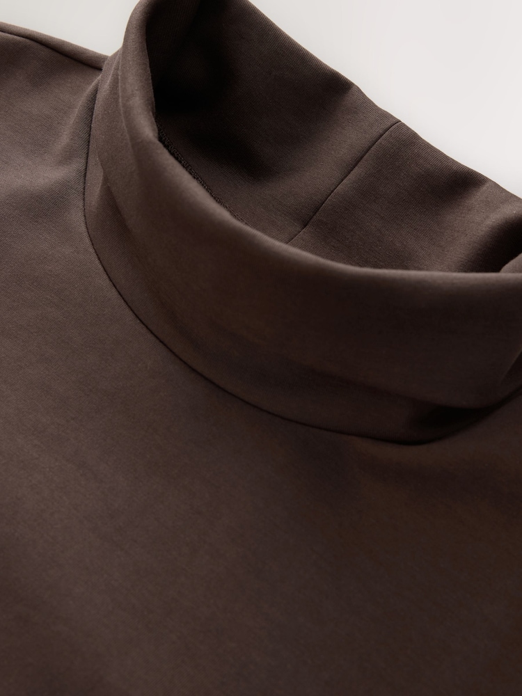 Nothing Ordinary Chocolate Brown Funnel Neck Sweatshirt - Image 11 of 11 Nothing Ordinary Chocolate Brown Funnel Neck Sweatshirt - Image 11 of 11
