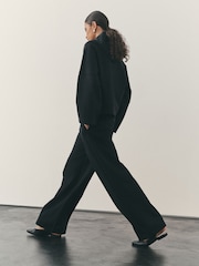 Nothing Ordinary Black Luxe Jersey Kimono Sleeve Hoodie - Image 4 of 9