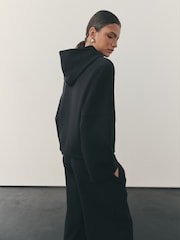 Nothing Ordinary Black Luxe Jersey Kimono Sleeve Hoodie - Image 5 of 9
