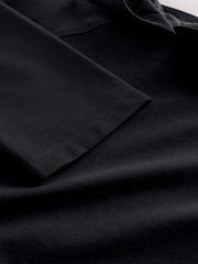 Nothing Ordinary Black Luxe Jersey Kimono Sleeve Hoodie - Image 9 of 9
