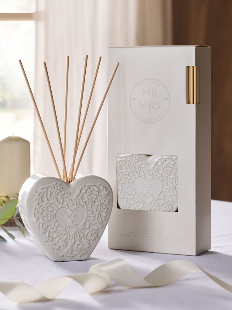 Natural Est In 2026 Mr and Mrs Wedding 180ml Diffuser - Image 1 of 3