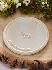 Natural Est in 2026 'Forever and Always' Wedding Coasters MRS - Image 2 of 3