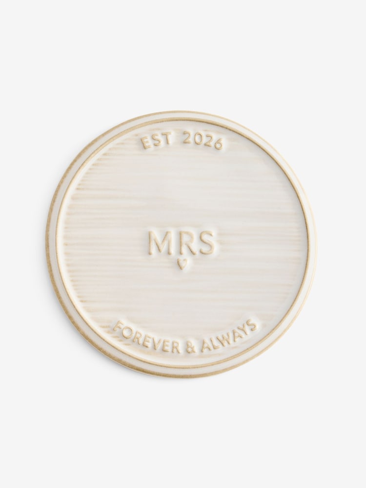 Natural Est in 2026 'Forever and Always' Wedding Coasters MRS - Image 3 of 3 Natural Est in 2026 'Forever and Always' Wedding Coasters MRS - Image 3 of 3
