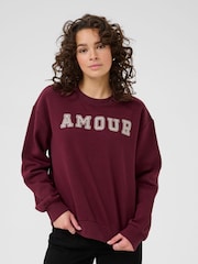 Kaffe Red KAelenora Long Sleeve Jumper - Image 1 of 6