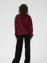 Kaffe Red KAelenora Long Sleeve Jumper - Image 3 of 6