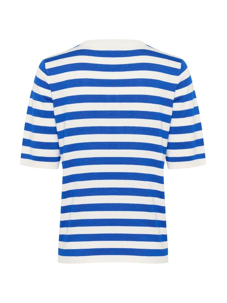 Kaffe Blue KAlizza Striped Knit Jumper - Image 6 of 6 Kaffe Blue KAlizza Striped Knit Jumper - Image 6 of 6