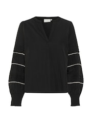 KAapril V-Neck Long Sleeve Blouse - Image 5 of 6