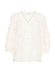 KApariva V-Neck 3/4 Sleeve Blouse - Image 5 of 6