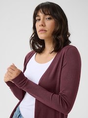 Kaffe Red KAfenia Astrid Long Sleeve Cardigan - Image 4 of 6