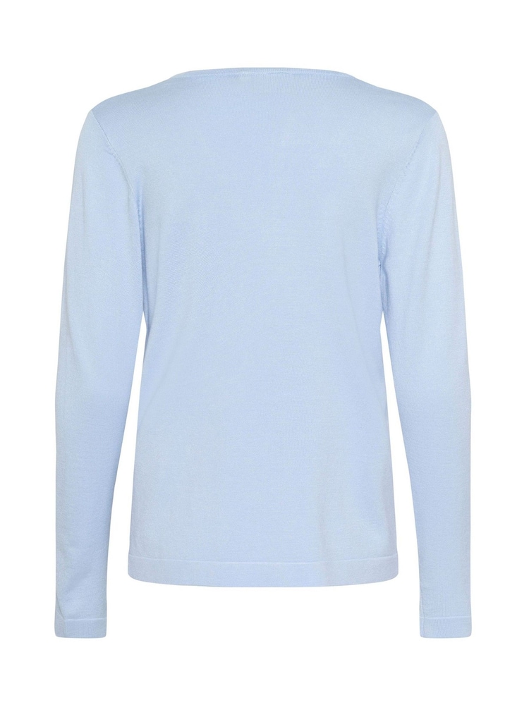Kaffe Blue KAfenia Astrid Long Sleeve Cardigan - Image 6 of 6