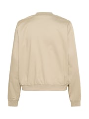 Kaffe Grey KAlea Zip Fastening Bomber Jacket - Image 6 of 6